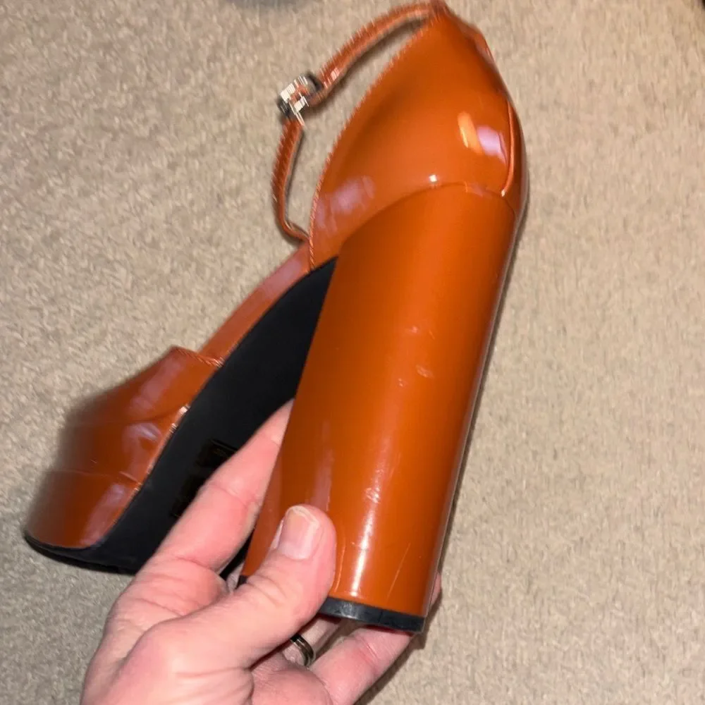 SheIN Bold Orange Platform Shoes